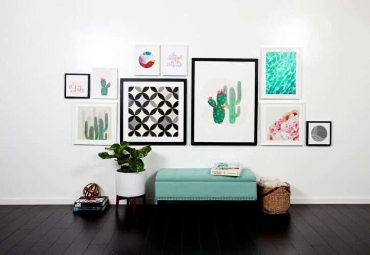 How to make a cohesive gallery wall?